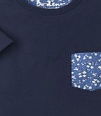 Boden Printed Pocket T-shirt, Blue 34494658