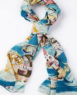Boden Printed Scarf, Sea Scape 34057455