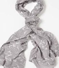Boden Printed Scarf, Seal Birds 34057059