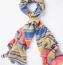 Boden Printed Scarf, Wide Multi Stripe 34057026