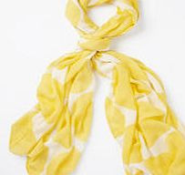 Boden Printed Scarf, Yellow Giant Spot 34057125