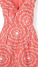 Boden Printed Spring Dress, Soft Red Swirl 34666339