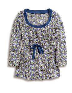 Boden Printed Tie Top