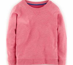 Boden Raglan Sweatshirt, Pink Marl,Blues Painted