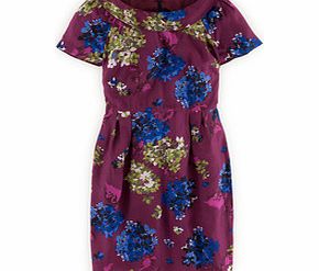 Boden Roll Collar Dress, Purple 34304980