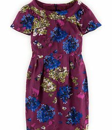 Roll Collar Dress, Purple 34305052