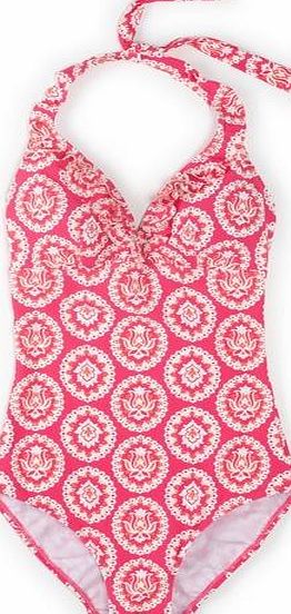 Boden Ruffle Swimsuit Tutti Frutti Woodblock Boden,