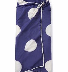 Boden Sarong, Navy Big Spot,Lotus Mini Woodblock,Tutti