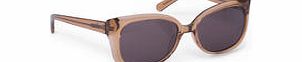 Boden Selina Sunglasses, Nude,Blue,Black,Pale