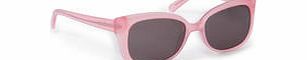 Boden Selina Sunglasses, Pale Pink,Lemon