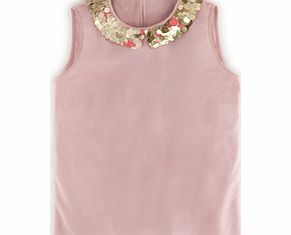 Sequin Collar Top, Canary,Light Pink 34311902
