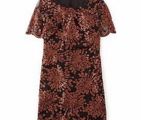 Boden Sequin Shimmer Tunic Dress, Black/Copper 34321737