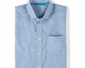 Boden Short Sleeve Laundered Shirt, Blue End on