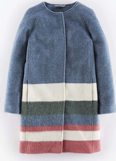 Boden, 1669[^]35152487 Sienna Coat Stripe Boden, Stripe 35152487