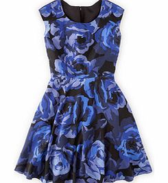 Boden Silk Belle Dress, Blue 34321406