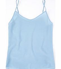 Boden Silk Cami, Delphinium Blue,Light