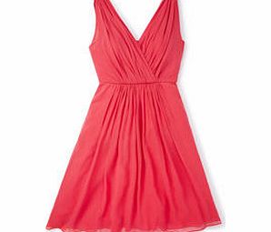 Boden Silk Plaza Dress, Lapis,Red 34487587