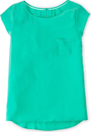 Boden, 1669[^]34869396 Silk Tee Green Boden, Green 34869396