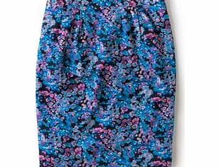 Boden Silky Pencil, Blue Party Floral,Yellow Party