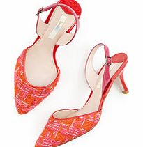 Boden Sixties Slingbacks, Pink Houndstooth 34211672