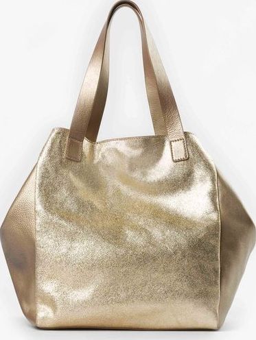 Boden Slouchy Tote Soft Gold Metallic Boden, Soft Gold