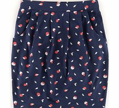 Boden Soft Printed Skirt, Black,Blue 34409326