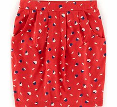 Boden Soft Printed Skirt, Red 34409482