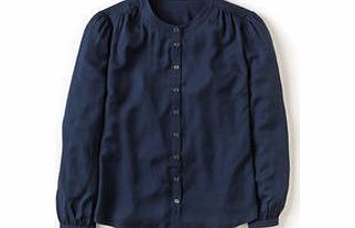 Boden Soho Blouse, Blue,Cornflower Tile Spot,Lemon