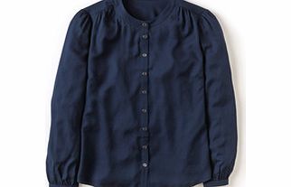 Boden Soho Blouse, Blue,Navy Tile Spot,Cornflower Tile