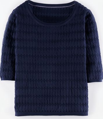 Boden, 1669[^]35061811 Sophia Knitted Top Blue Boden, Blue 35061811