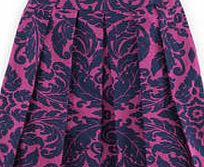 Boden Sophia Skirt, Rich Magenta Damask 34475277