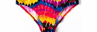 Boden Sorrento Bikini Bottom, Black,Tulip,Peacock