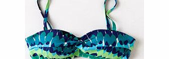 Boden Sorrento Bikini Top, Blues Feathers,Mariner Blue
