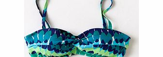 Boden Sorrento Bikini Top, Blues Feathers,Peacock