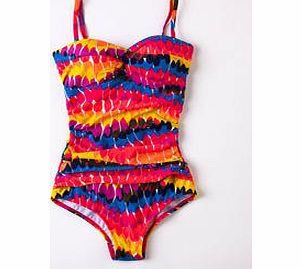 Boden Sorrento Swimsuit, Blues Feathers,Dark