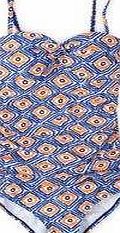 Boden Sorrento Swimsuit, Lapis/Orange Scribble 34877480