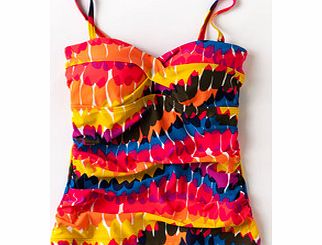 Boden Sorrento Tankini, Multi Feathers,Mariner Blue