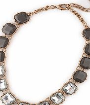 Boden Square Stone Necklace, Grey 34239517