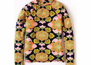 Boden St Ives Rash Vest, Multi Mosaic,French Navy