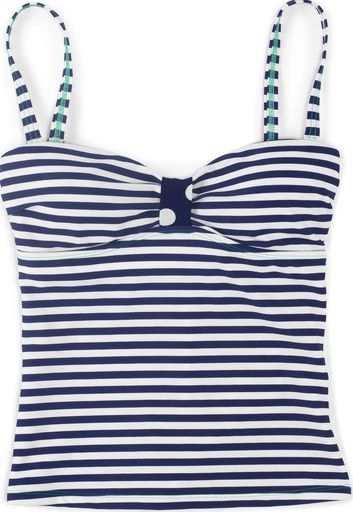 Boden St Lucia Tankini Top Sailor Blue/Ivory Stripe