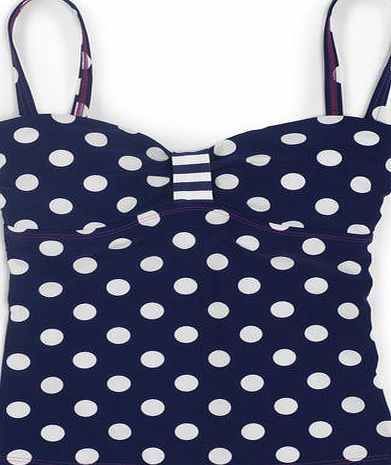 Boden St Lucia Tankini Top Sailor Blue Spot Boden,