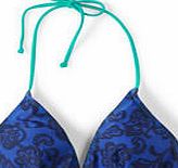 String Bikini Top, Royal Blue Mono Floral 34726224