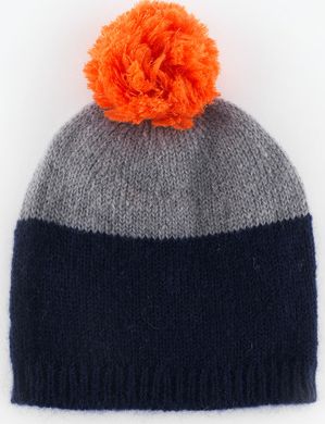 Boden Stripe Hat Grey/Navy/Bright Orange Boden,