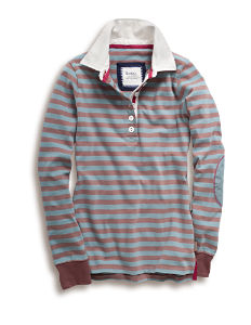Boden Striped Rugby Shirt