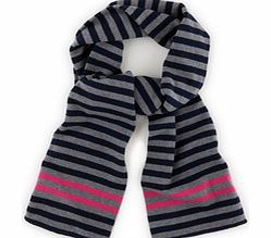 Boden Stripy Scarf, Navy Stripe 34446260