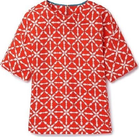 Boden, 1669[^]34974782 Structured Viscose Top Orange Boden, Orange