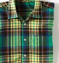 Boden Sunbleached Shirt, Green Check 34061325