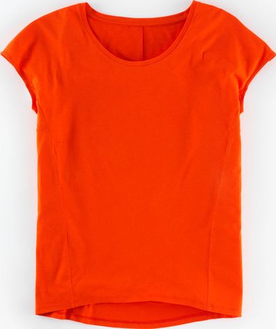 Boden, 1669[^]35225366 Supersoft Seam Tee Orange Red Boden, Orange Red