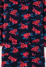 Sweatshirt Tunic, Pinks Painted Floral 34341735