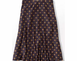 Boden Swishy Jersey Skirt, Raven Spot,Black 33627522